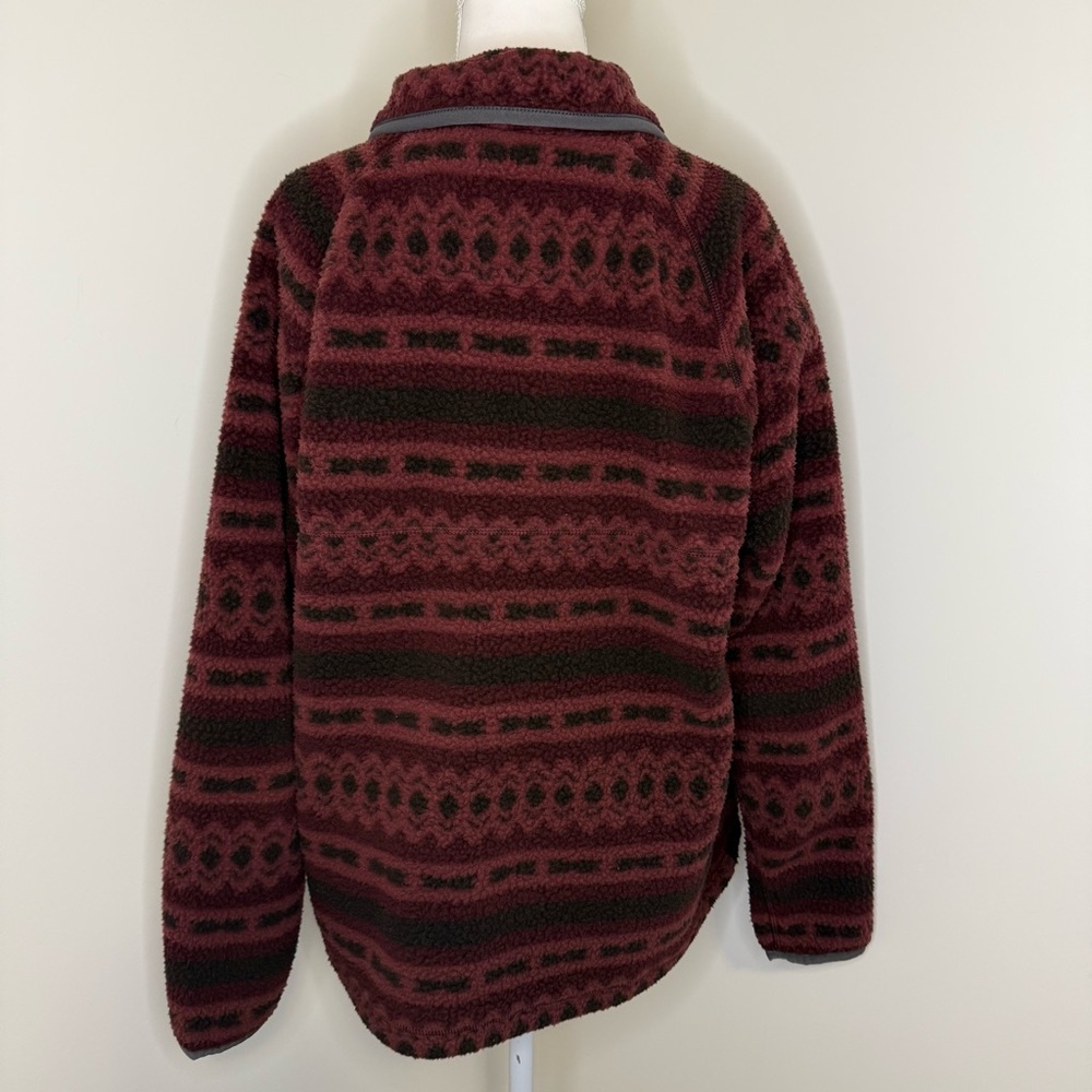 Carhartt Women’s Aztec Fleece Snap Pullover – Size L - Picture 5 of 6